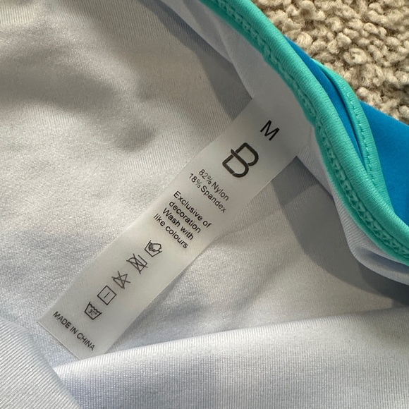 Blue and Green Bikini Set - Picture 2 of 6